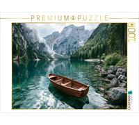 Puzzle CALVENDO Lac de Pragser, Italie | 1000 pièces, format assemblé 64 × 48 cm