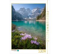 Puzzle CALVENDO Lac de Pragser Wildsee, Italie | 1000 pièces, format assemblé 64