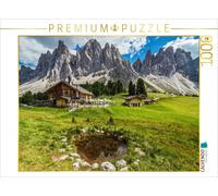 Puzzle CALVENDO L'alpage de Geisler dans les Dolomites | 1000 pièces, format ass