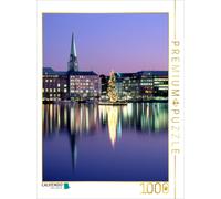 Puzzle CALVENDO L'Alster intérieur à Noël | 1000 pièces, format assemblé 64 × 48