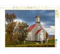 Puzzle CALVENDO L'ancienne église de Reykholt | 1000 pièces, format assemblé 64