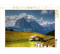Puzzle CALVENDO Langkofel - Alpage de Cisles - Val Gardena | 1000 pièces, format