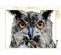 Puzzle CALVENDO L'animal totem : la chouette - L'aigle de la nuit | 1000 pièces,
