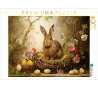 Puzzle CALVENDO Lapin de Pâques | 1000 pièces, format assemblé 64 × 48 cm | Puzz