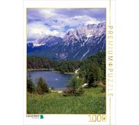 Puzzle CALVENDO Lautersee, près du massif du Karwendel | 1000 pièces, format ass