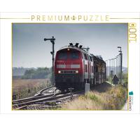 CALVENDO Puzzle 218 376 et sa sœur quittent Le Point de Passage près de Klanxbüll avec Un Train de Voitures de la DB. 1000 Pieces 64 x 48 cm from Jan Van DYK