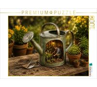 Puzzle CALVENDO Le bonheur du jardinier dans un arrosoir | 1000 pièces, format a
