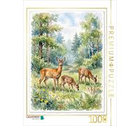 Puzzle CALVENDO Le cerf | 1000 pièces, format assemblé 64 × 48 cm | Puzzle photo