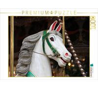 Puzzle CALVENDO Le cheval de carrousel en détail | 1000 pièces, format assemblé