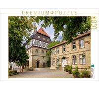 Puzzle CALVENDO Le cimetière des frères Warburg et la mairie | 1000 pièces, form