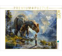 Puzzle CALVENDO Le grand ami - L'enfant et le dinosaure | 1000 pièces, format as