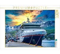 CALVENDO Puzzle La Nature HANSEATIC au Quai d'Ushuaia à l'extrémité sud de l'Amérique du Sud. 1000 Pieces 64 x 48 cm from Hans-Gerhard Pfaff