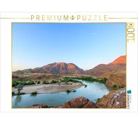 Puzzle CALVENDO Le Kunene, fleuve marquant la frontière entre la Namibie et l'An