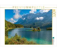 Puzzle CALVENDO Le lac Eibsee en dessous de la Zugspitze dans le massif du Wette