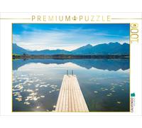 Puzzle CALVENDO Le lac Hopfensee et les Alpes de l'Allgäu | 1000 pièces, format
