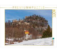 CALVENDO Puzzle Mont Oybin avec Les ruines d'un monastère 1000 Pieces 64 x 48 cm from wkbilder