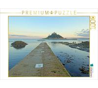CALVENDO Puzzle Le Mont St Michel au Coucher du Soleil 1000 Pieces 64 x 48 cm from Nina Hassa