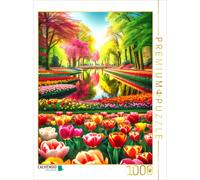 Puzzle CALVENDO Le paradis des fleurs de Keukenhof aux Pays-Bas | 1000 pièces, f