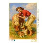 Puzzle CALVENDO Le petit poney et ses amis | 1000 pièces, format assemblé 64 × 4