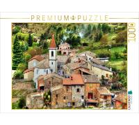 CALVENDO Puzzle Le Village d'Enriz sur Le fleuve Var 1000 Pieces 64 x 48 cm from Dirk Stamm