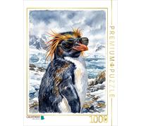 Puzzle CALVENDO Le pingouin cool | 1000 pièces, format assemblé 64 × 48 cm | Puz