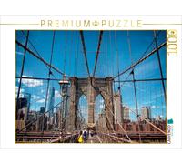 CALVENDO Puzzle Brooklyn Bridge - Brücke in Eine Neue Welt 1000 Teile Puzzle quer 1000 Pieces 64 x 48 cm from Peter Roder