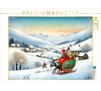 Puzzle CALVENDO Le scarabée à patins des fêtes de fin d'année | 1000 pièces, for