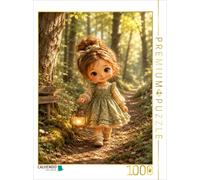 Puzzle CALVENDO Le sentier forestier illuminé | 1000 pièces, format assemblé 64