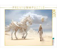 Puzzle · Le surréalisme à la Rencontre des passionnés de Chevaux | Comme une apparition · 1000 pièces · Format assemblé 64 × 48 cm · CALVENDO Puzzle