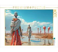 Puzzle · Le surréalisme à la Rencontre du désert | Promenade dans un paysage étrange · 1000 pièces · Format assemblé 64 × 48 cm · CALVENDO Puzzle