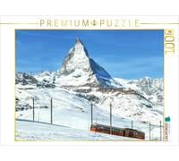 Puzzle CALVENDO Le téléphérique du Gornergrat devant le majestueux Mattherhorn |