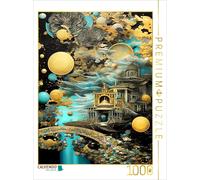 Puzzle CALVENDO Le temple | 1000 pièces, format assemblé 64 × 48 cm | Puzzle pho