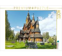 CALVENDO Puzzle Église de Heddal Stave 1000 Pieces 64 x 48 cm from Hanna Wagner