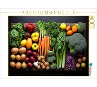 Puzzle CALVENDO Légumes - bien disposés sur une planche | 1000 pièces, format as