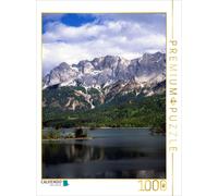 Puzzle CALVENDO L'Eibsee près de la Zugspitze | 1000 pièces, format assemblé 64