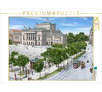 Puzzle CALVENDO Leipzig - Le théâtre vers 1900 | 1000 pièces, format assemblé 64