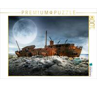 CALVENDO Puzzle Naufrage du MV Plassey au Clair de Lune 1000 Pieces 64 x 48 cm from Renate Bleicher