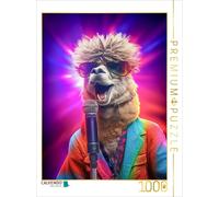 Puzzle CALVENDO Les alpagas ont le swag que même les hipsters leur envient | 100