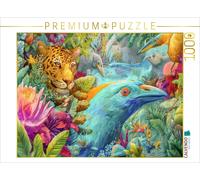 CALVENDO Puzzle Créatures Animales de la Jungle | 1000 Pièces Taille 64x48cm Photo Puzzle Heures Heures