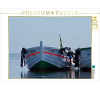 CALVENDO Puzzle Börteboote Auf Helgoland 1000 Teile Puzzle quer 1000 Pieces 64 x 48 cm from Kattobello