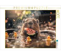 Puzzle · Les capybaras sont comme des calendriers sans Lundi | 1000 pièces · Format assemblé 64 × 48 cm · CALVENDO Puzzle