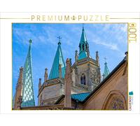 Puzzle CALVENDO Les clochers d'Erfurt | 1000 pièces, format assemblé 64 × 48 cm
