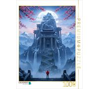 Puzzle CALVENDO Les dernières marches avant d'atteindre le but : un temple boudd