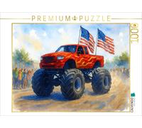 Puzzle CALVENDO Les drapeaux flottent, les cœurs s'emballent - Monstertruck | 10