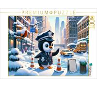 Puzzle CALVENDO Les gardiens de l'hiver : le commissaire de police pingouin dans