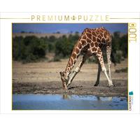 CALVENDO Puzzle Girafes - dans Le lit de la rivière 1000 Pieces 64 x 48 cm from Michael Herzog