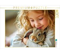 Puzzle CALVENDO Les lapins apportent de l'amour dans la vie. | 1000 pièces, form