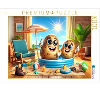Puzzle CALVENDO Les plaisirs de l'été dans le salon : des pommes de terre dans u