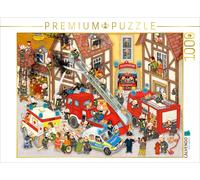Puzzle CALVENDO Les pompiers de mon village | 1000 pièces, format assemblé 64 ×