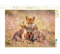 Puzzle CALVENDO Les renards pastel: de petites touches de couleur pour les grand
